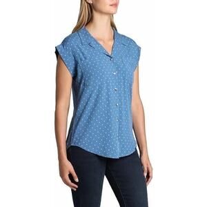 Jachs Girlfriend New York Blue and White Blouse Size Small